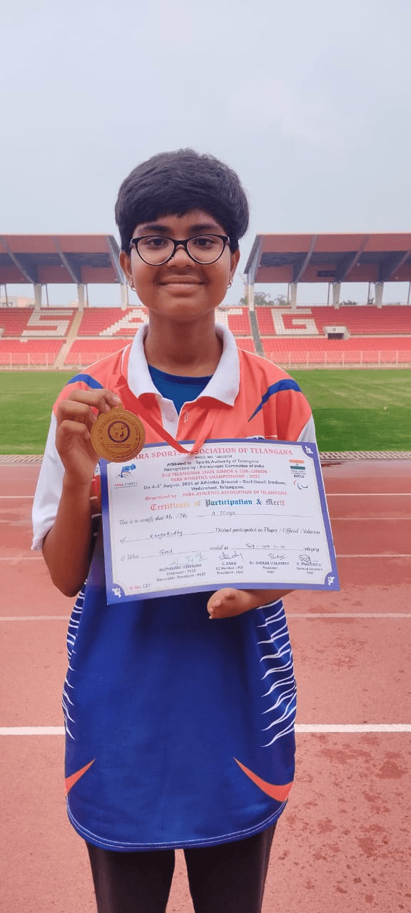 A. Divya - National Medalist